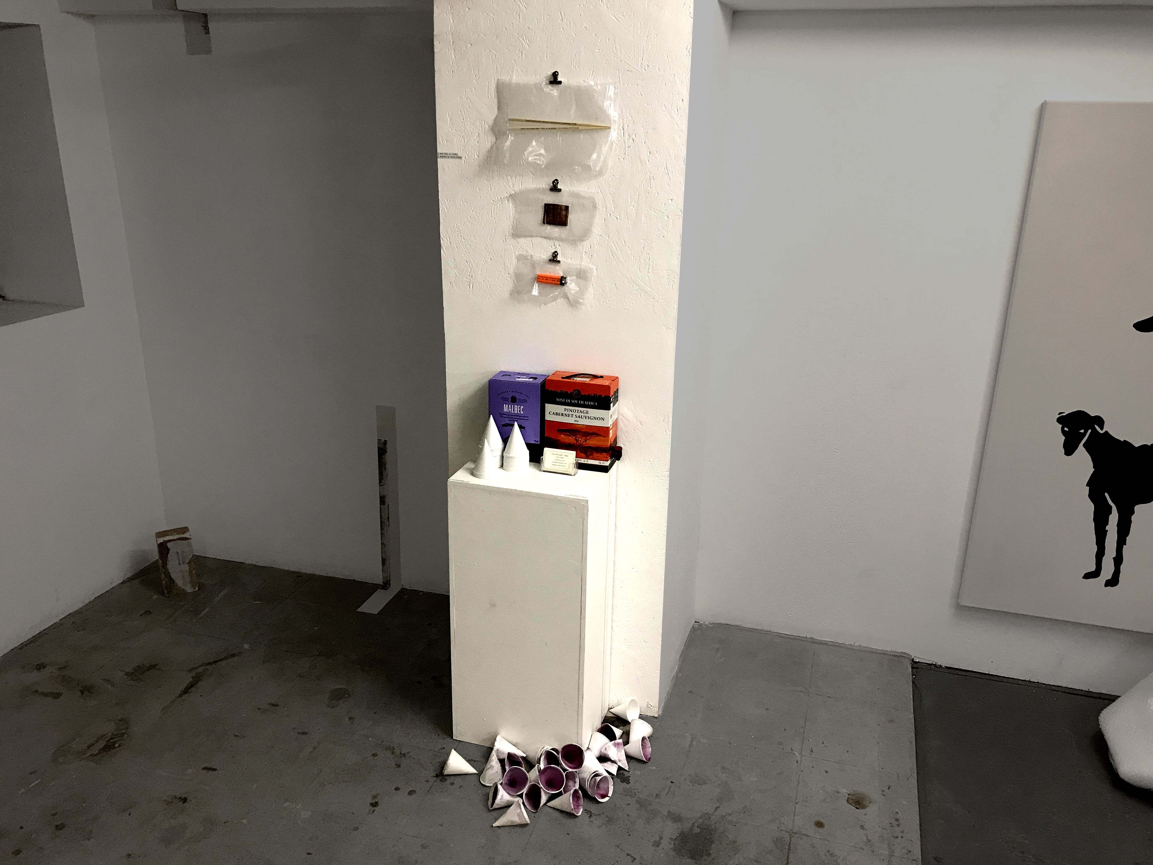 In Context (2018) installed at group exhibition Are We Nearly There Yet? - Silver Building, E16