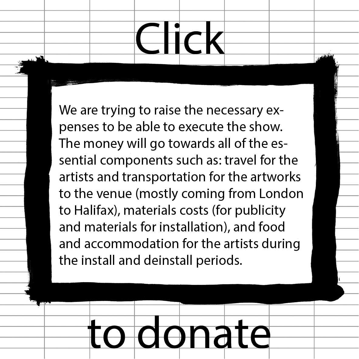 Square click to donate post
