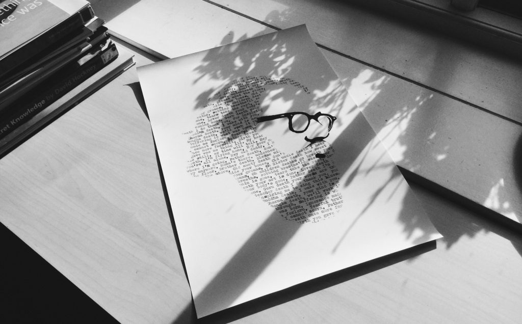 Ginsberg drawing – print